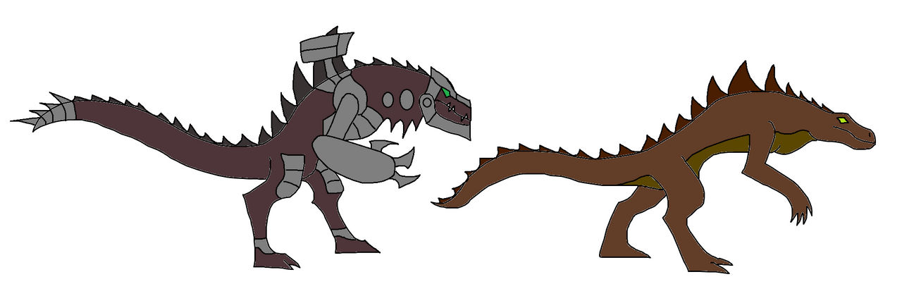 The Cyborg and the lizard prince (full kaiju form) by trey42399 on ...