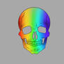 Rainbow Skull