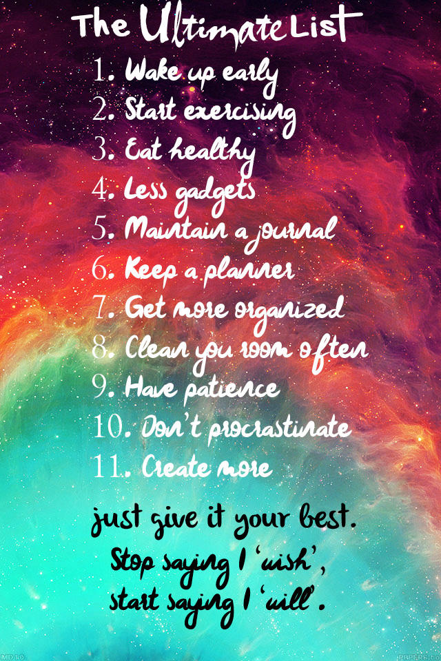 The To Do List Wallpaper by Am-o-uR on DeviantArt