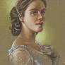 Lady Sybil Crawley - Downton Abbey Portrait Art