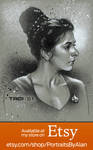 Deanna Troi - Star Trek Portrait Drawing