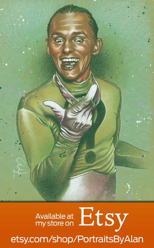 Riddler '66 - Frank Gorshin Batman Portrait by PortraitsByAlan on DeviantArt