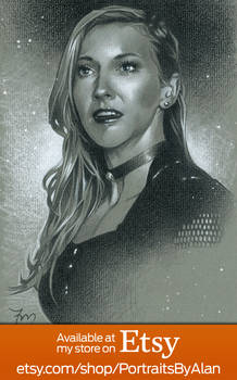 Black Siren - Katie Cassidy Portrait
