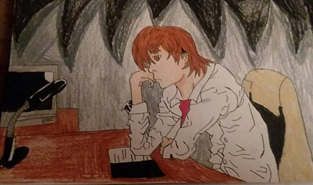 Reading Death Note Reading The Death Note by BlueMoonScorpio on DeviantArt
