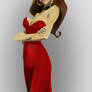 Lady in red