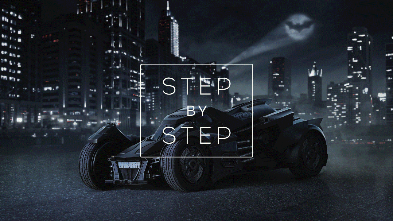 Fear of Gotham / step by step gif