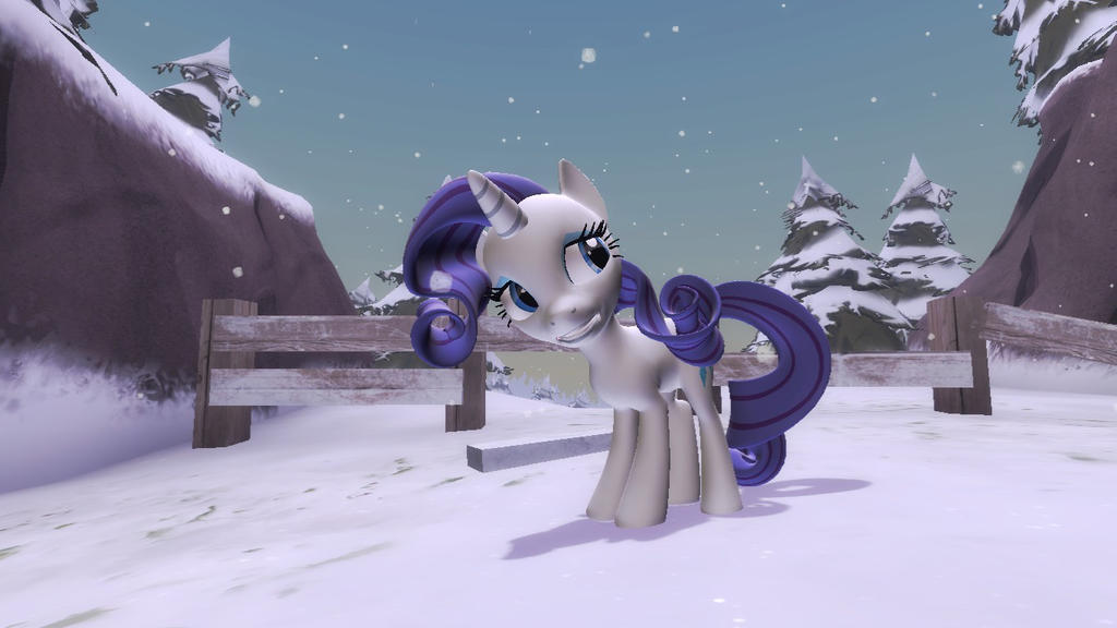 Cold Rarity Rarity out in the cold by EmeraldZero on DeviantArt
