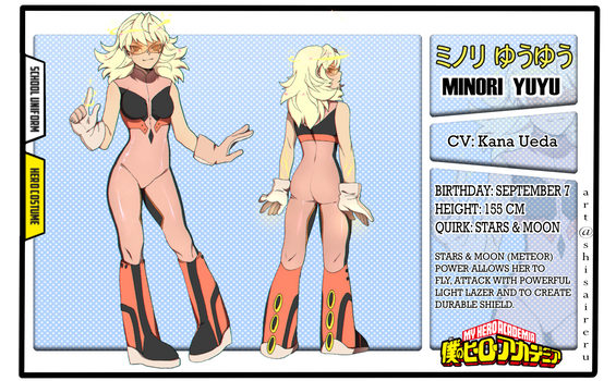 BNHA OC|Minori Yuyu|Hero costume