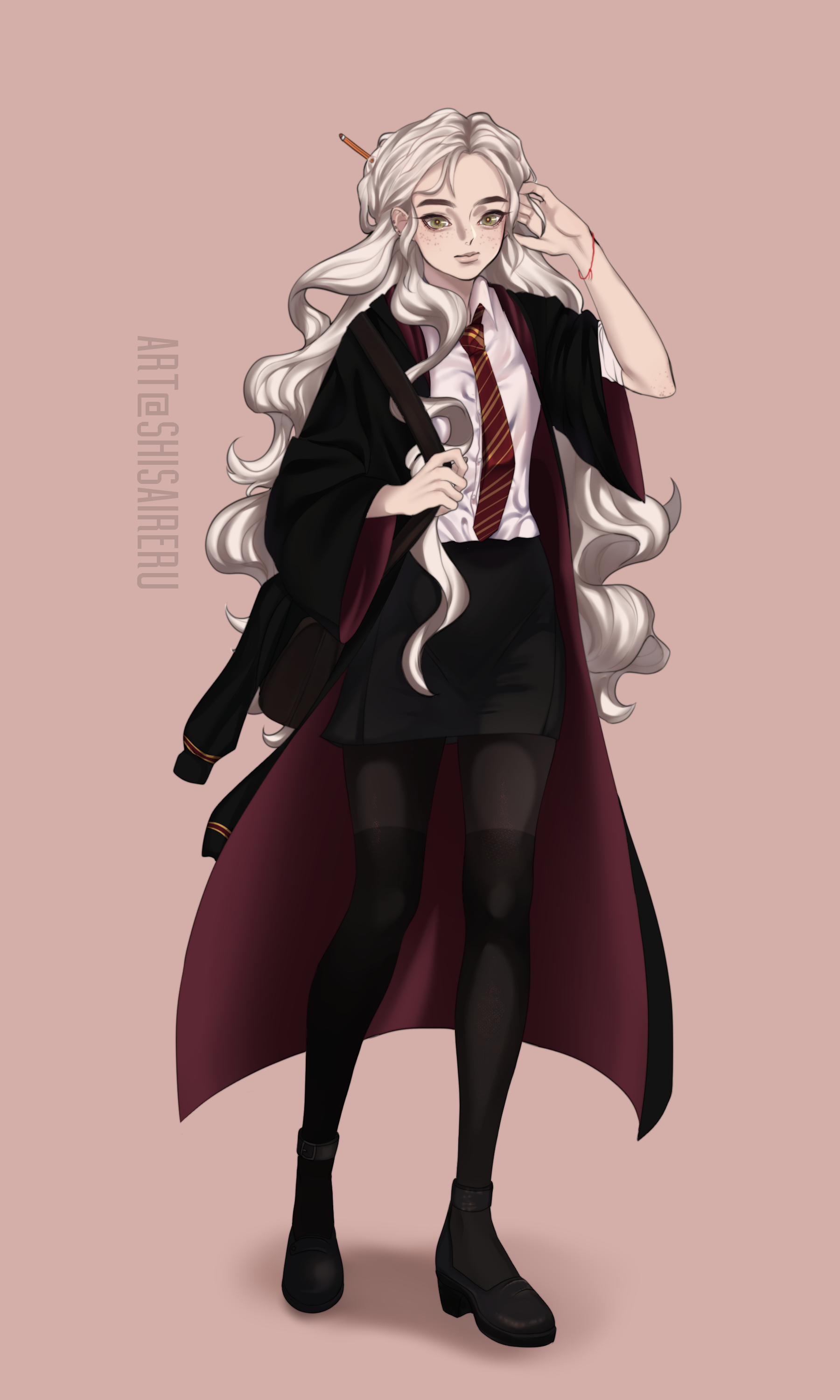 Harry Potter OC Skarlett King by shisaireru on DeviantArt Harry Potter OC Skarlett King by shisaireru on DeviantArt