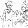 Servant of Evil Rin and Len