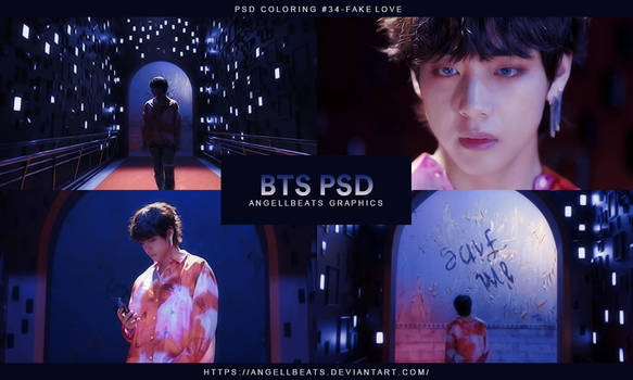 BTS [Fake Love] PSD