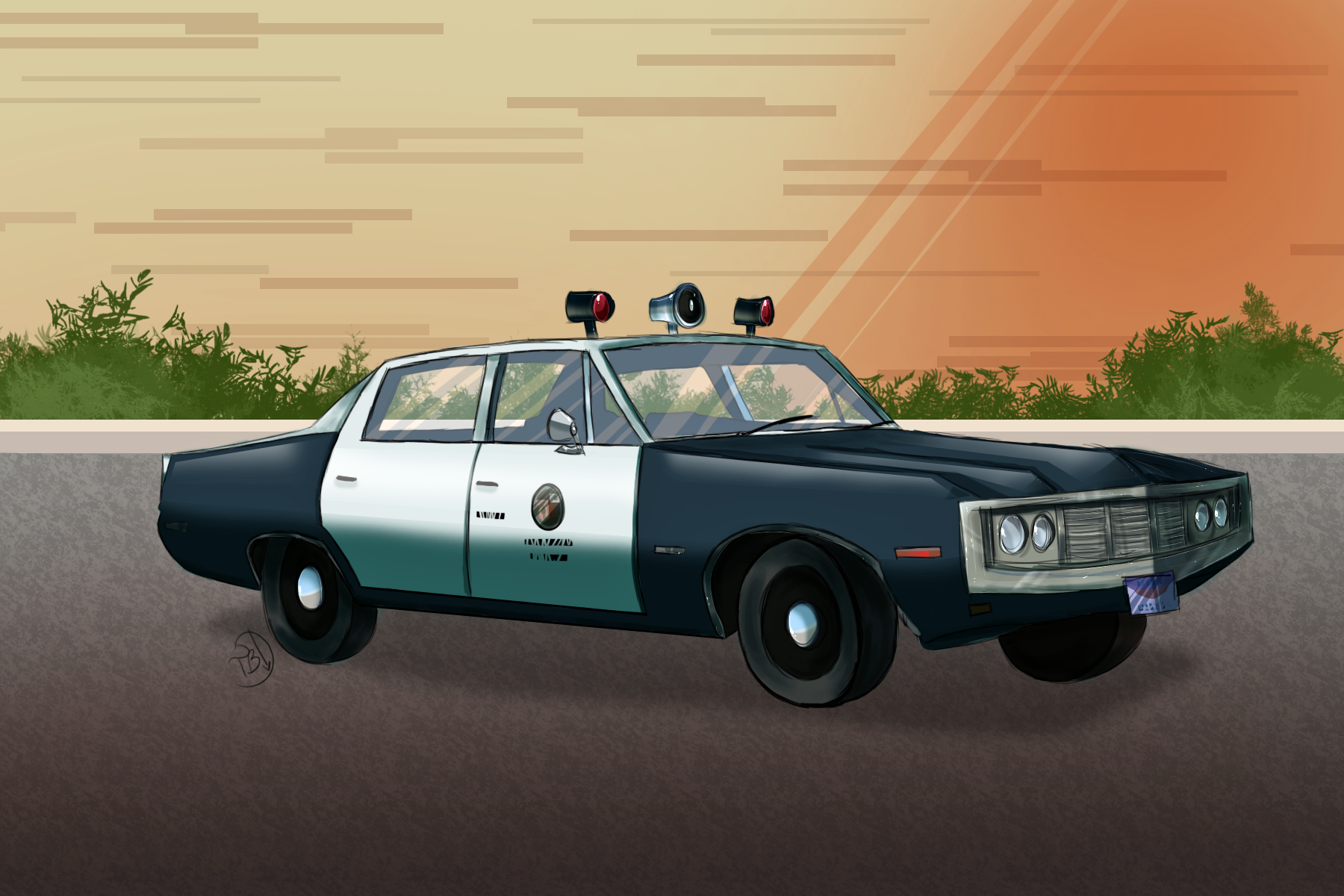 Adam-12- Patrol Car