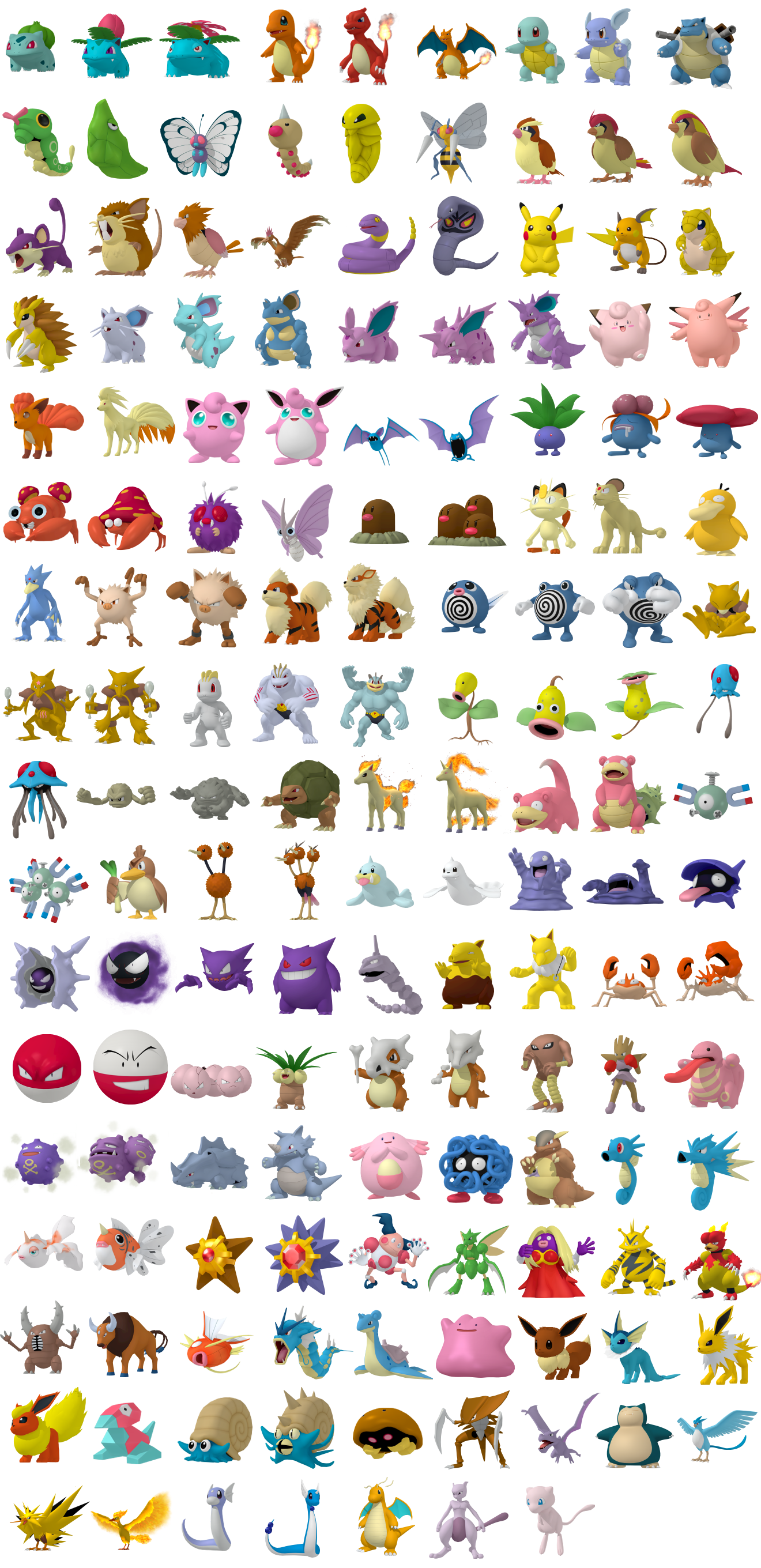 Pokemon 3D Pro Kanto Dex by KrocF4