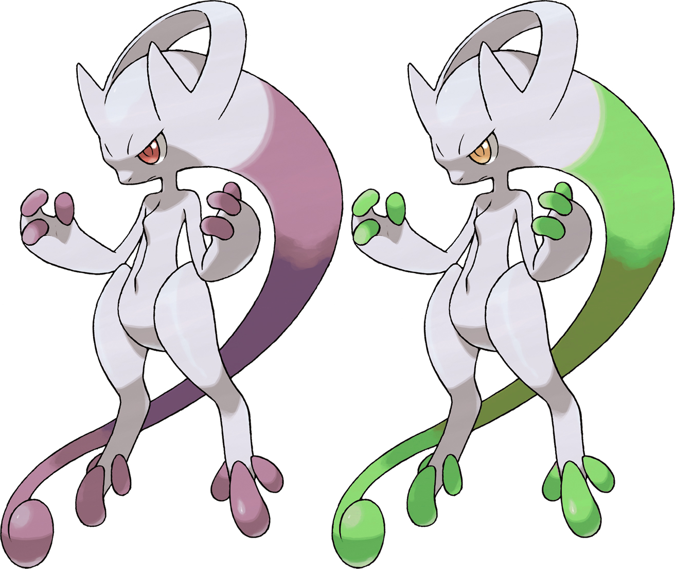 Mewtwo And Mega Mewtwo X by Frie-Ice on DeviantArt