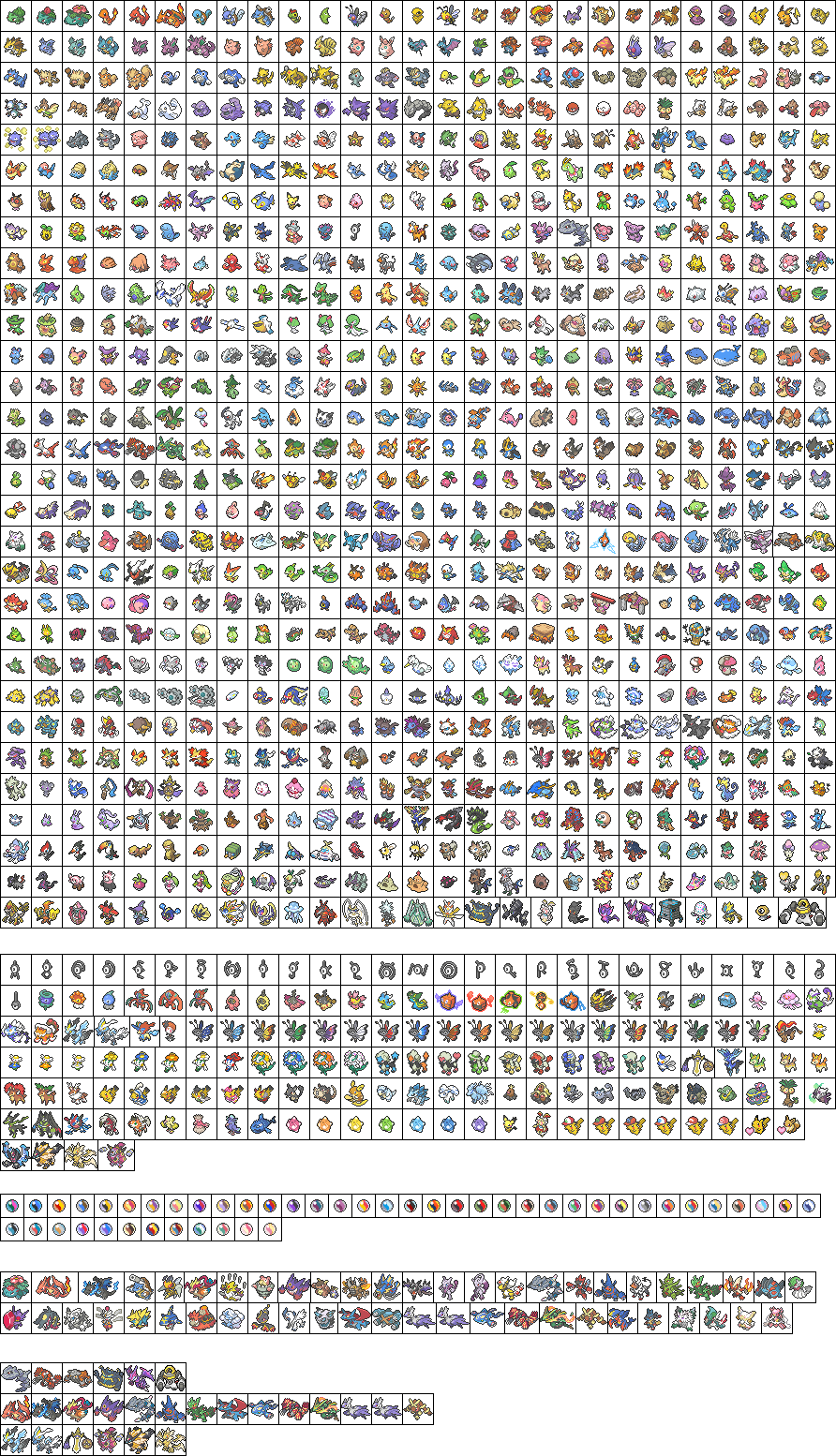 Pokemon SM IconDex