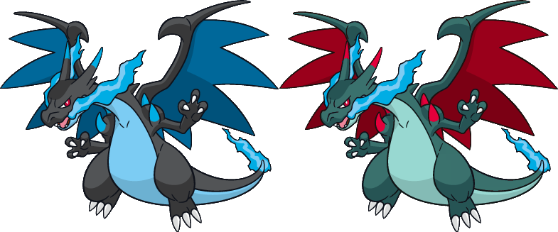 shiny mega charizard X by avatarfan25 on DeviantArt