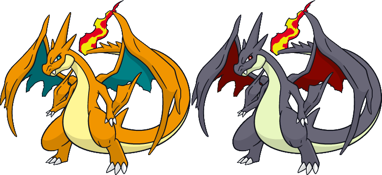 Charizard And Mega Charizard Y by Frie-Ice on DeviantArt