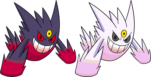 Shiny Mega Gengar  Nightmare by ishmam on DeviantArt