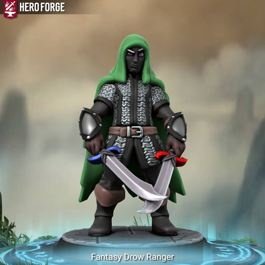 Fantasy Drow Ranger by Ghorghrom on DeviantArt