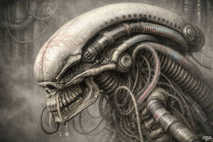 Nightmare Biomech (H. R. Giger inspired)