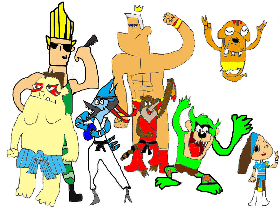 Cartoon Fighters Deviantart Roster Cartoon Fighter II by DaVonteWagner on DeviantArt
