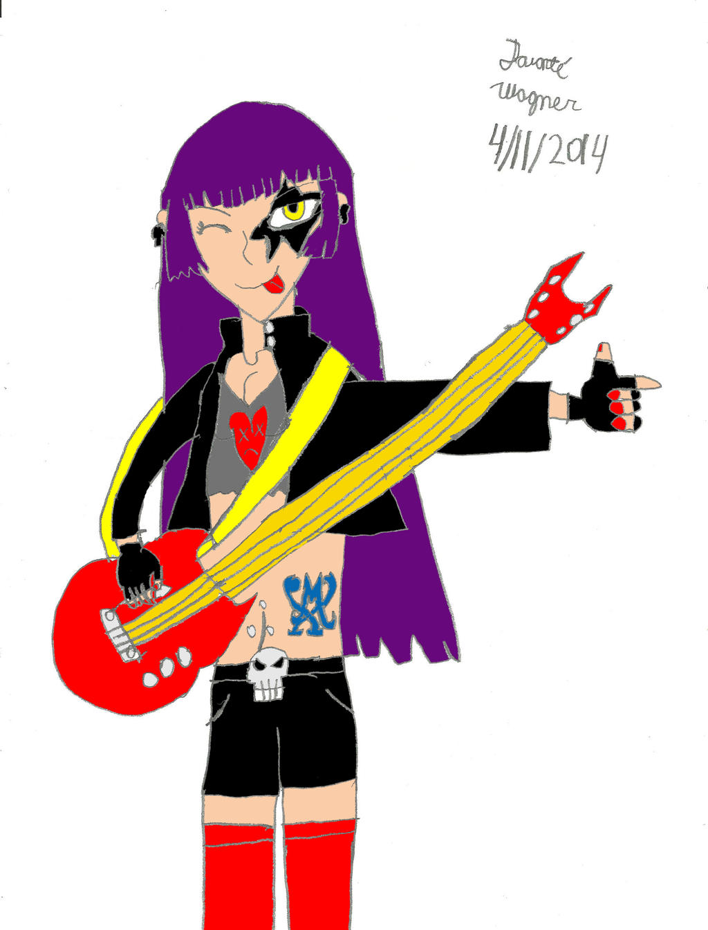 Deviantart Rocker Girl Kagura Rocker Girl by DaVonteWagner on DeviantArt