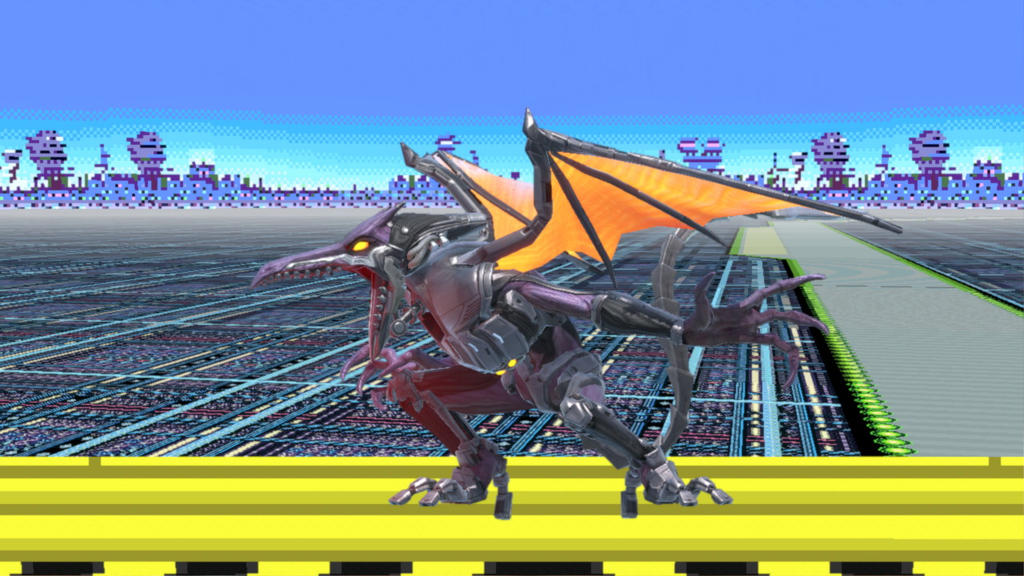 Meta Ridley battle ready by DaVonteWagner on DeviantArt