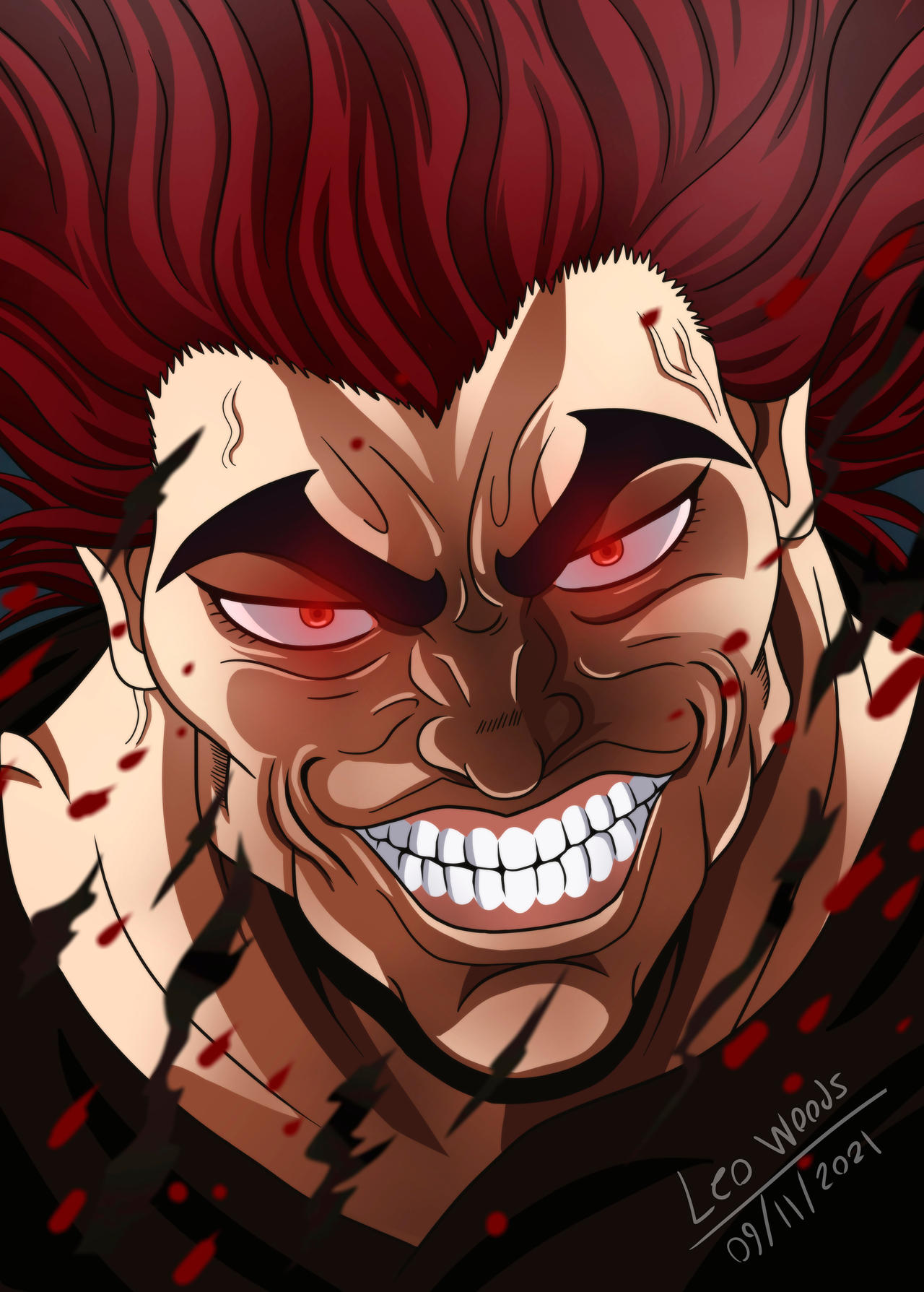 Yujiro Rage Mode A Yujiro by LeoWoods on DeviantArt