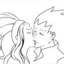 GaLe kiss lineart