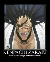 Kenpachi motivational poster