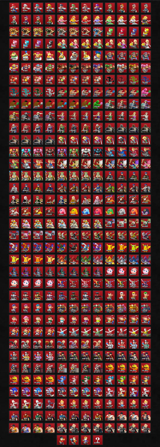 Sbbu Roster Super Smash Bros. Ultimate Roster by CrazyNess11 on DeviantArt
