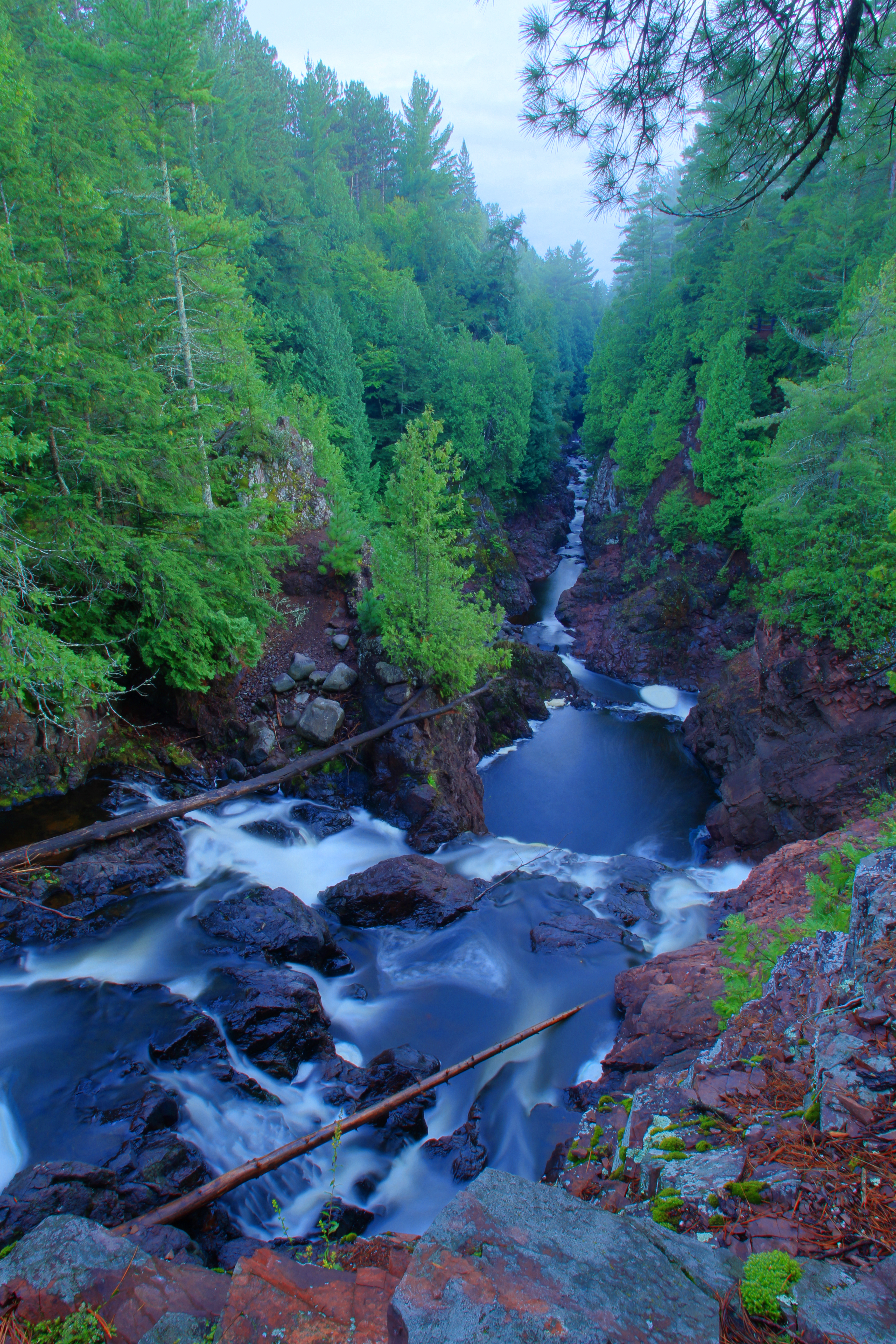 The Bad River Gorge