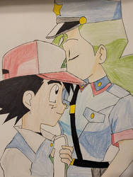 Ash x Officer Jenny Requested by Ajehandro96