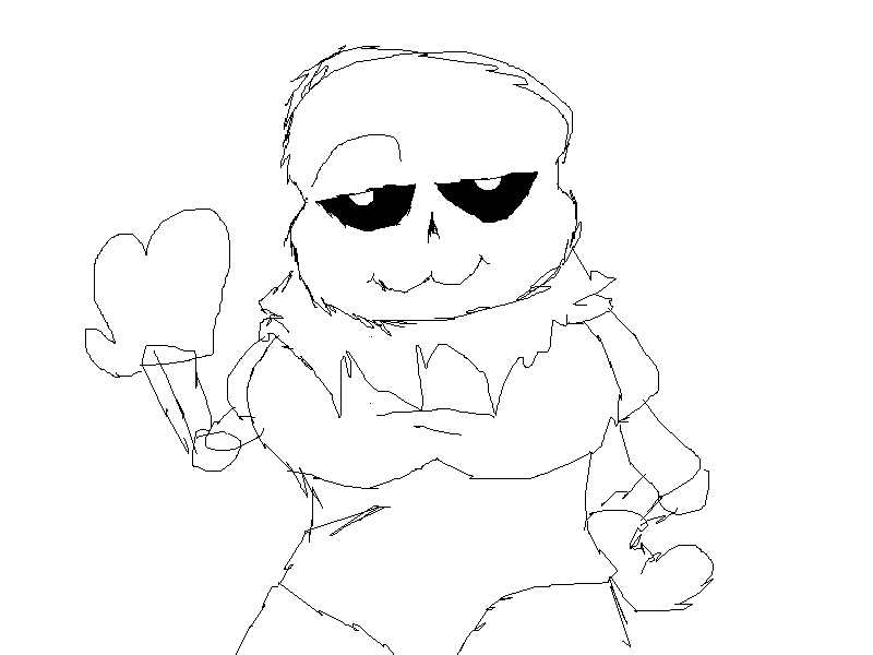 BC!Sans as pixel art by TopHatBoi1 on DeviantArt