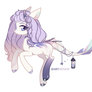 [adopt closed] purple mermaid pony. PP ONLY