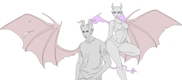 Demonic Man Base Reference cursedbases - Hobbyist, Digital Artist | DeviantArt