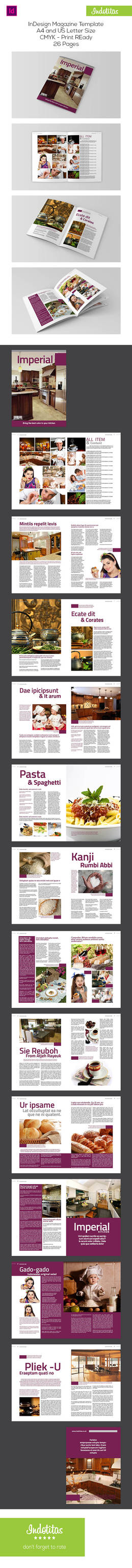 Kitchen InDesign Magazine Template by Indotitas on DeviantArt