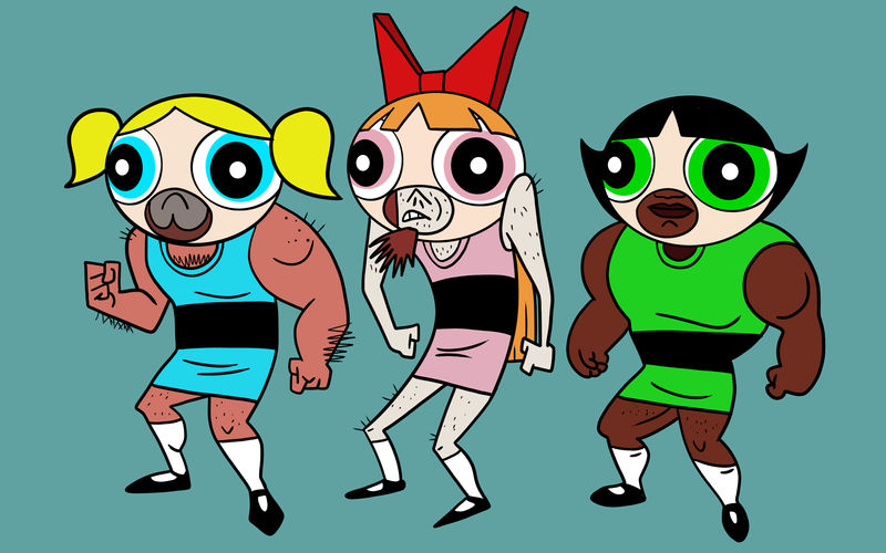 Powerpuff Dudes by Benjamin-Rahmanovic on DeviantArt