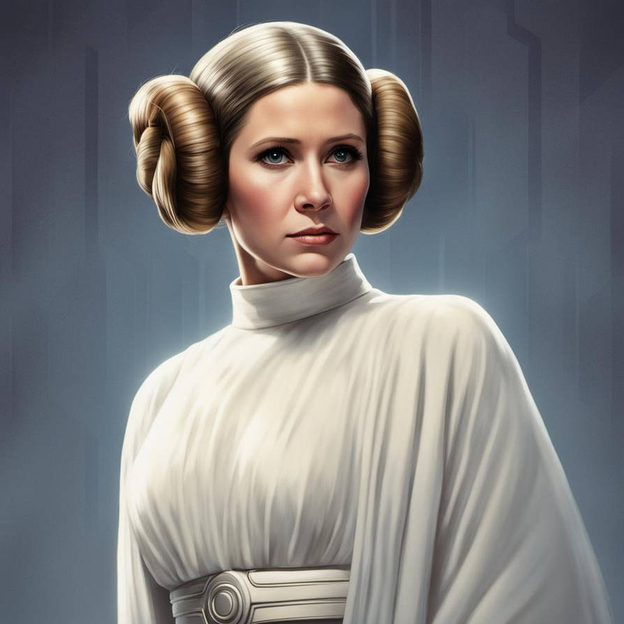 Princess Leia with light hair by jeffra1967 on DeviantArt