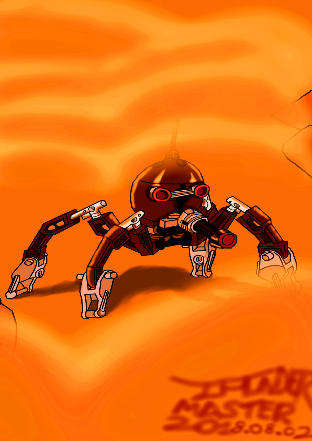 Spider Dro Spider Droid by Thunder-master-95 on DeviantArt