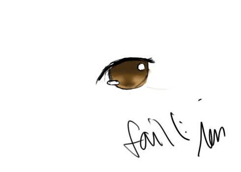 Eye drawn by Jenni