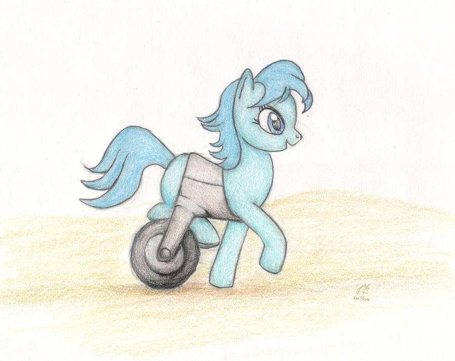 Fallout Equestria. Pony wheelchair
