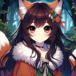 Foxgirl - fox spirit