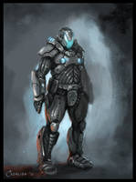 Sci Fi Armor sketch