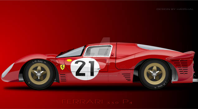 Ferrari 330 p4 illustration