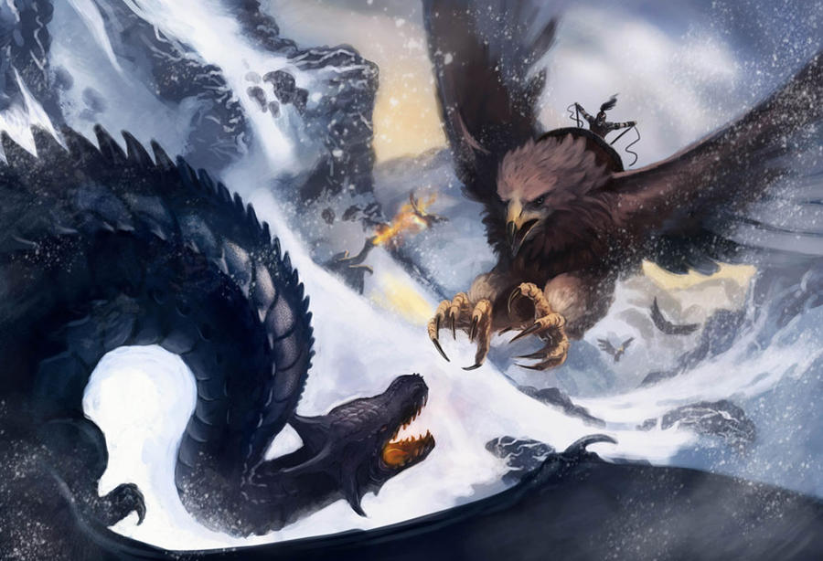 Dragones y aguilas by BorjaPindado on DeviantArt