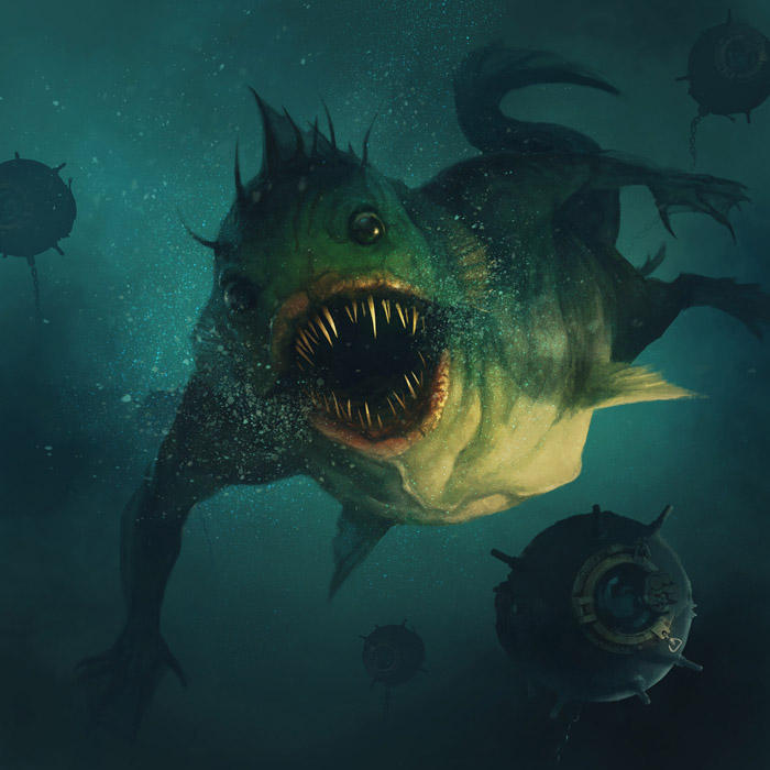 Deep One Face Deep One by BorjaPindado on DeviantArt
