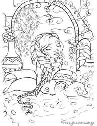 Mermay day 1 Coloring Page!!!