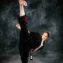 Debby Ryan karate kick