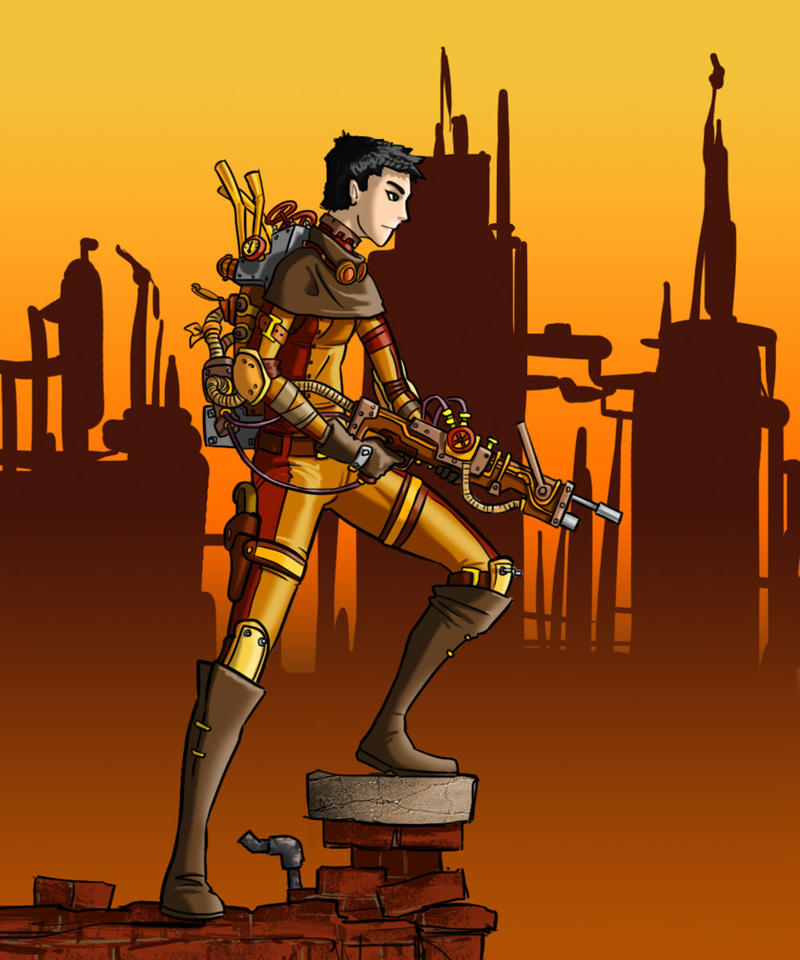 Steampunk kid by Spookyspoots on DeviantArt